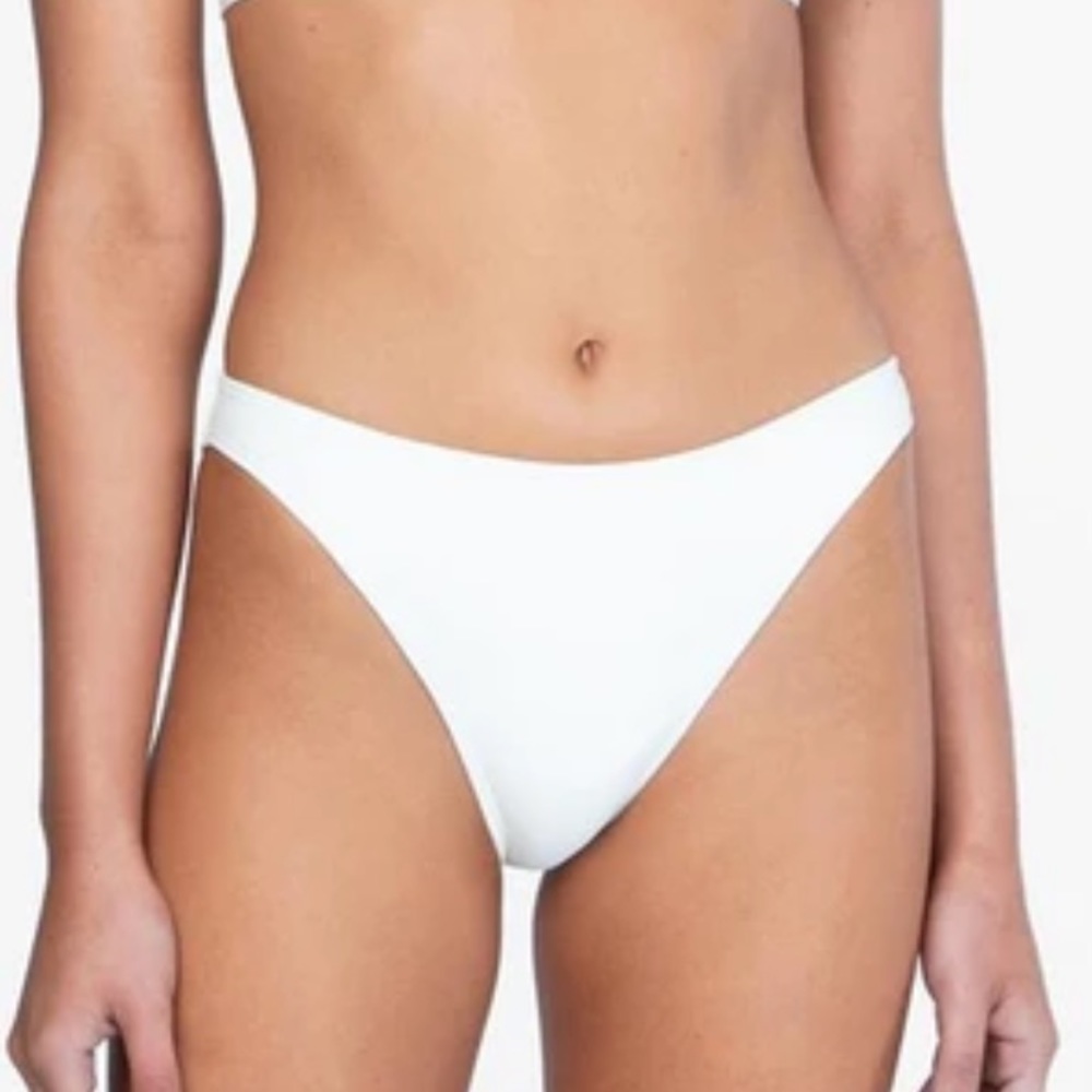 Anthropologie Peony Hi Line Bikini Bottom